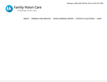 Tablet Screenshot of familyvisioncare.net